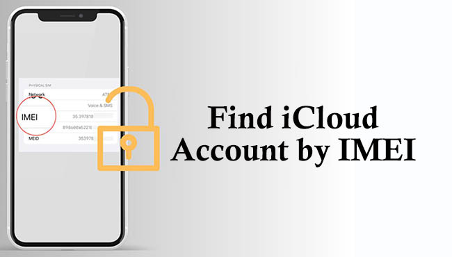 how to find icloud account by imei