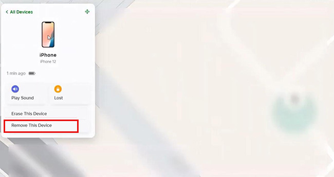 icloud remove iphone