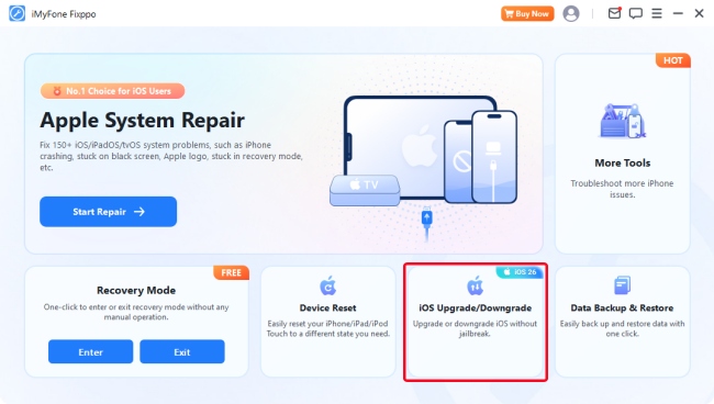 imyfone fixppo downgrade ios