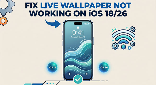 ios 18/26 live wallpaper not working