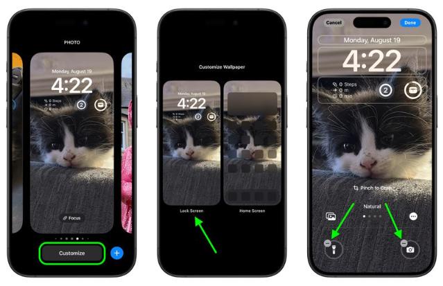 ios 18 customize lock screen