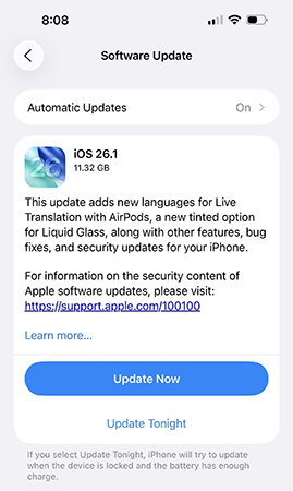 ios 26 1