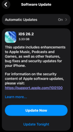 update ios