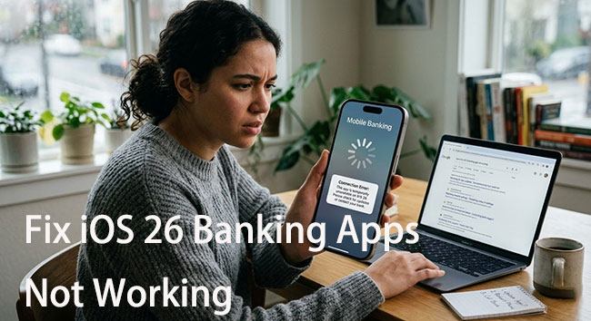 ios 26 banking apps not working