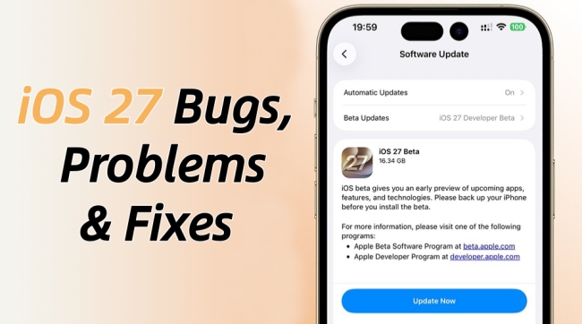 ios 27 bugs problems fixes
