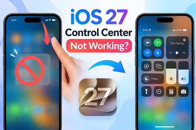 ios 27 control center not working