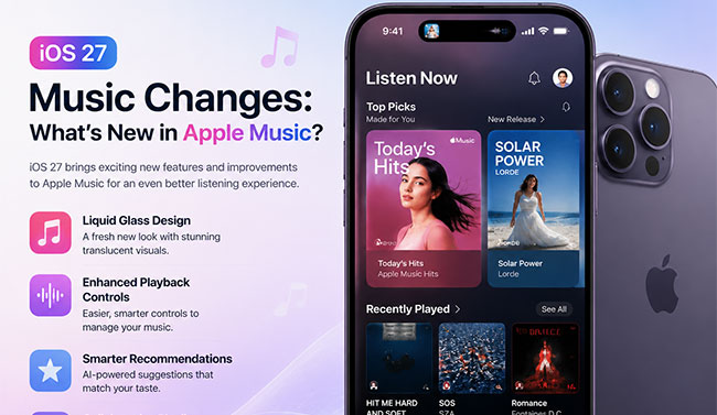 ios 27 music changes