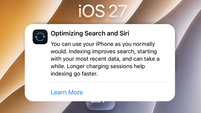 ios 27 optimizing search and siri