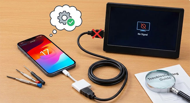 ios hdmi not working