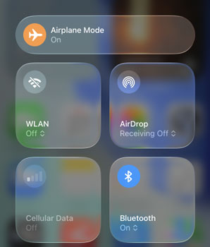 iphone airplane mode