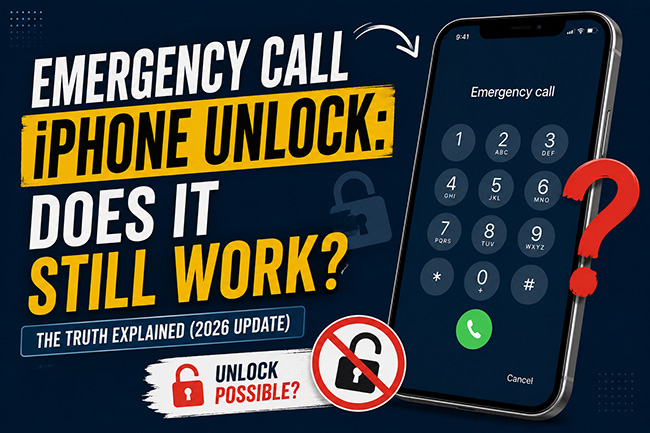 iphone emergency call screen