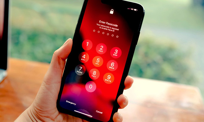 how to set up passcode on iphone