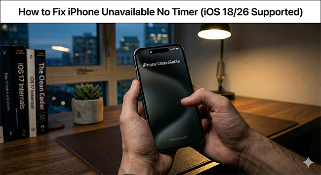 iphone unavailable no timer