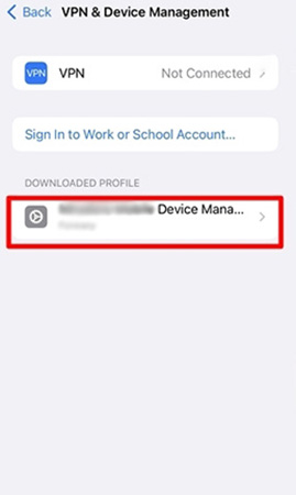 iphone with mdm
