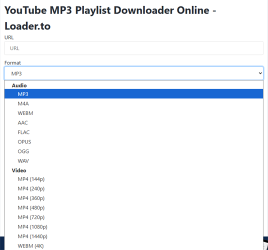 select loader.to format