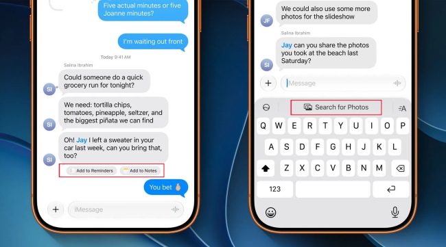 messages suggestions ios 27