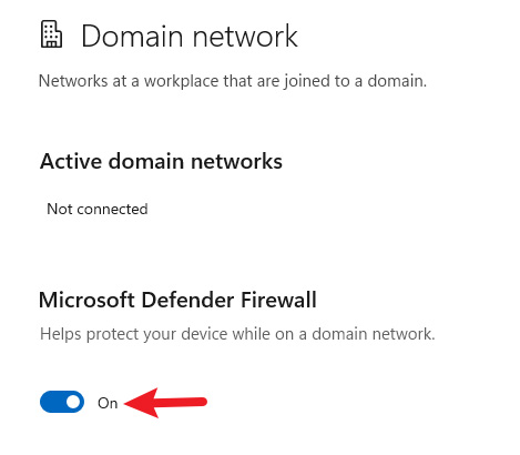 disable firewall and network protection windows to fix itunes error 4010
