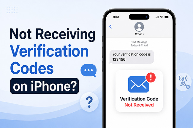 not receive verification codes iphone