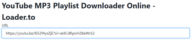 paste link to loader.to