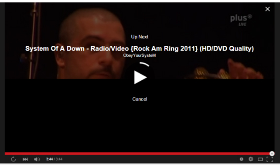 pause youtube video