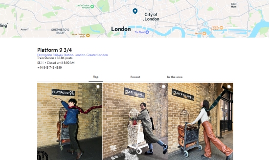 platform 934 cool instagram location