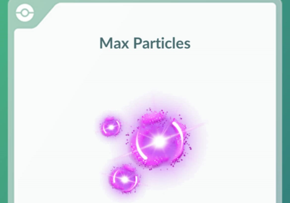 pokemon go max particles