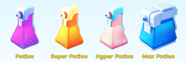 pokemon go potions