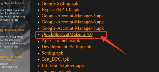 download quickshorcutmaker app