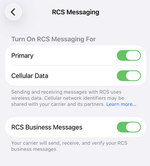 rcs messaging