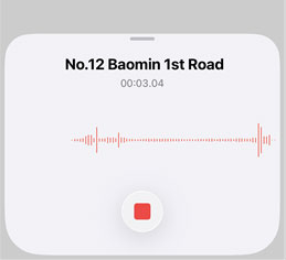 test microphone with voice memos