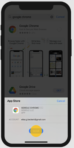 reinstall google app