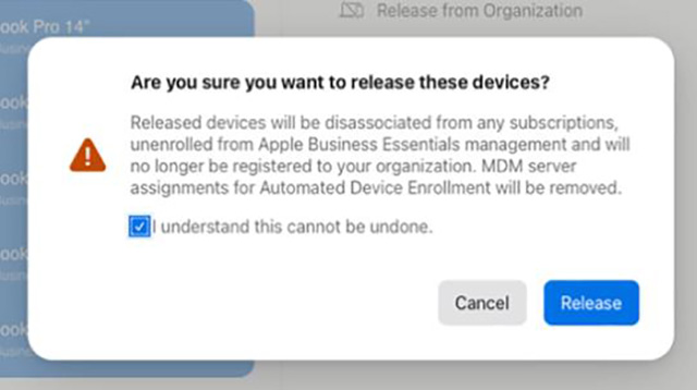 remove mdm apple school manager