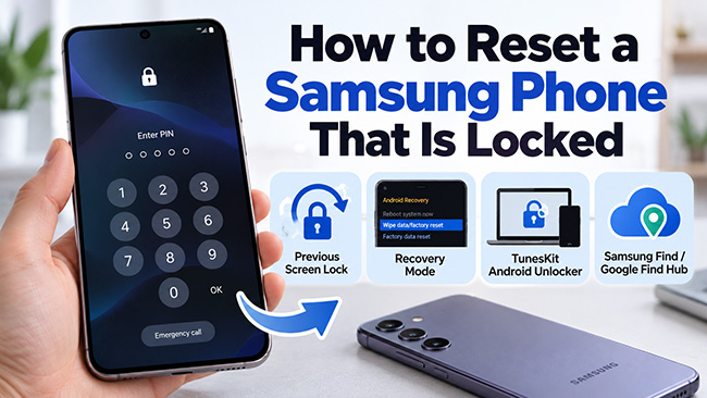 reset samsung phone that is locked