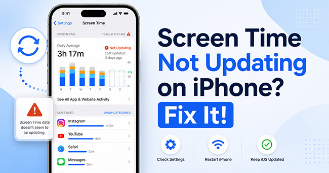 screen time not updating