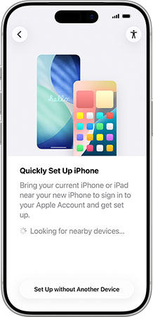 set up without another device
