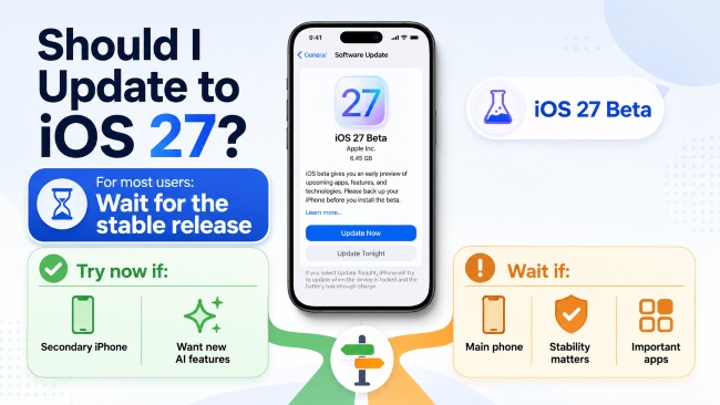should i update to ios 27