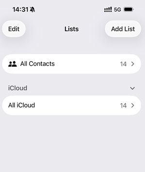 show all contacts 1