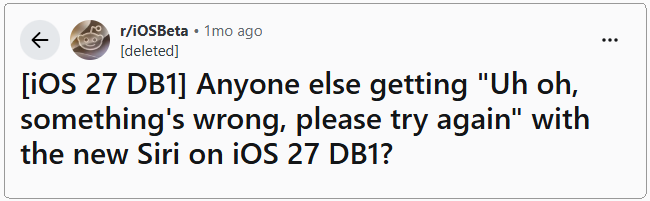 siri ai something wrong reddit