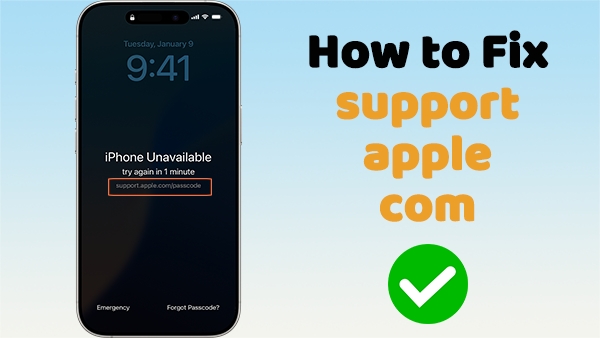 how to unlock support.apple.com/iphone/passcode screen