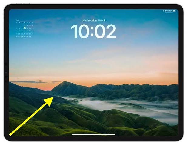 take screenshot with apple pencil