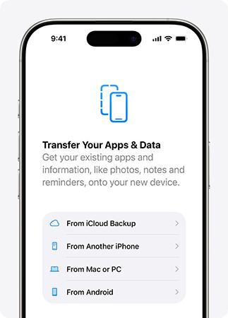 transfer your apps data
