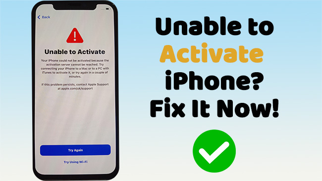 iphone not activate
