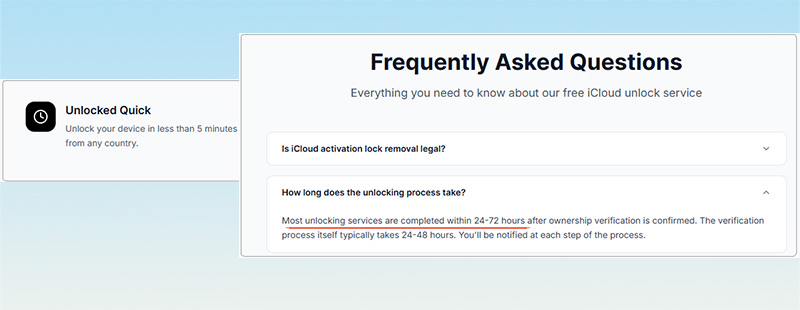 unlockmaker unlocking time