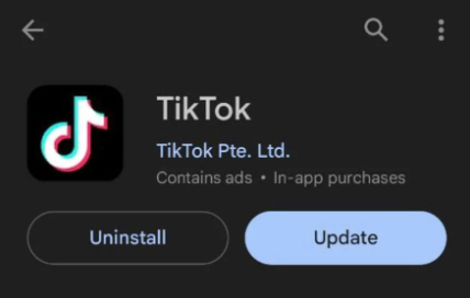 update tiktok