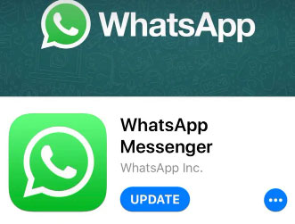 update whatsapp
