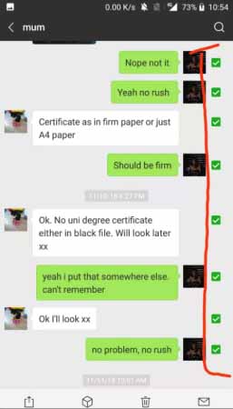 wechat chats