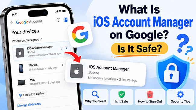 what is ios account manager
