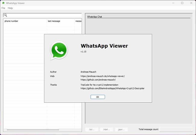 open whatsapp viewer