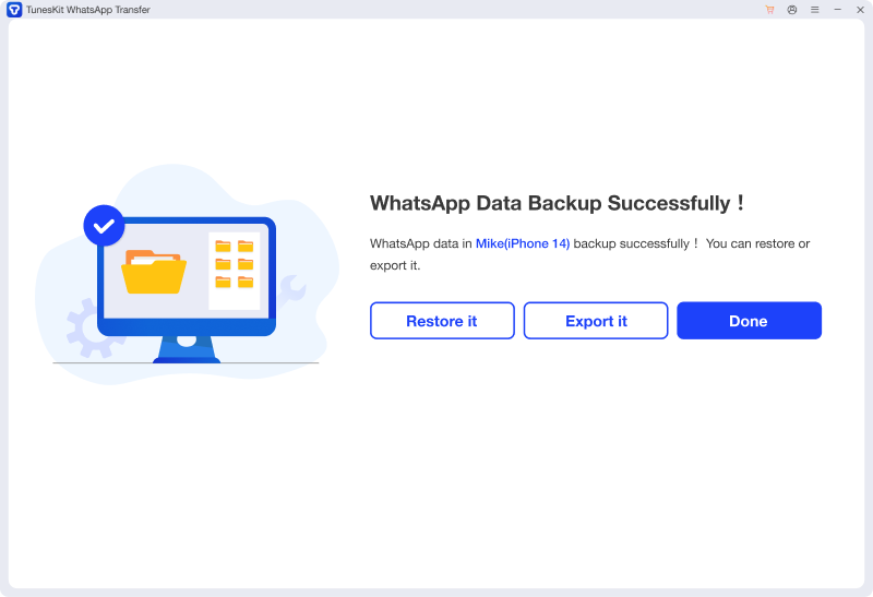 backup completed mac